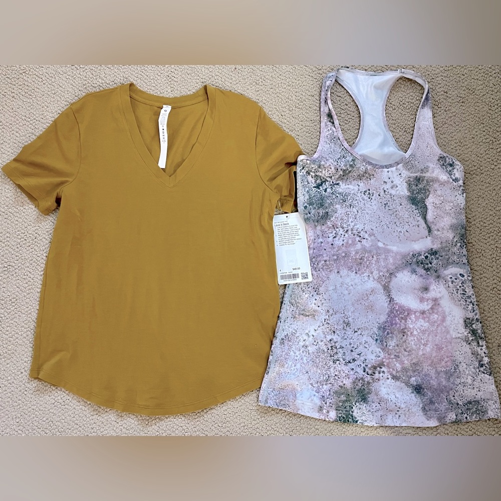 Lululemon Lot - Love Tee and Cool Racerback